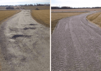 Driveway Construction Lapeer County MI – Before & After Image 6